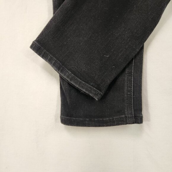 Old Navy Mid Rise Rockstar Super Skinny Jeggings Women's 10 Denim Black Stretch - Picture 6 of 10